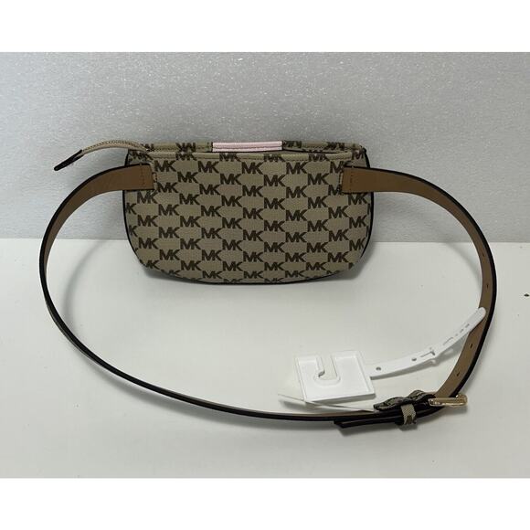 Michael Kors Fanny Pack Logo Waist Belt Bag Pink 556137 Womens S/M - Picture 6 of 6